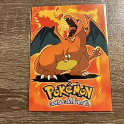Charizard E6 of 12 Movie Edition Topps 1999 Blue logo Pokemon Card - Image 1