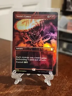 MTG - TLA - #332 Sozin's Comet Borderless Foil,Mythic Near Mint or Better - Image 1