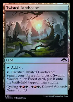 Twisted Landscape - Ripple Foil - MTG Cards Shop - Image 1