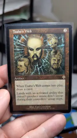 1x Tsabo's Web NM - Invasion Magic MTG Pre-Modern x1 - Image 1