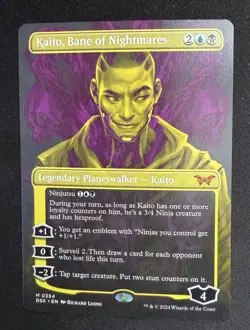MTG Kaito, Bane of Nightmares 354 Near Mint - Image 1