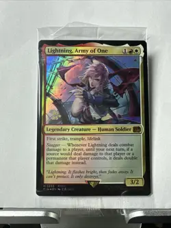 Lightning, Army of One - Pre-release Foil Stamped Promo - Final Fantasy MTG - Image 1