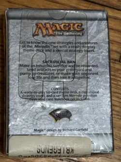 Magic The Gathering Mirrodin Sacrificial Bam Theme Deck New Factory Sealed - Image 2