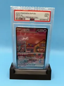 2023 POKEMON SVP EN-SV PROMO 151 ULTRA-PREMIUM COLLECTION #053 MEW EX PSA 9 - Image 1