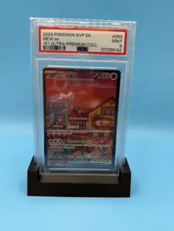 2023 POKEMON SVP EN-SV PROMO 151 ULTRA-PREMIUM COLLECTION #053 MEW EX PSA 9 - Image 4