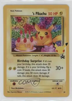 _____'s Pikachu (Wizards Black Star Promo) Pokemon Celebrations #24 - Image 1