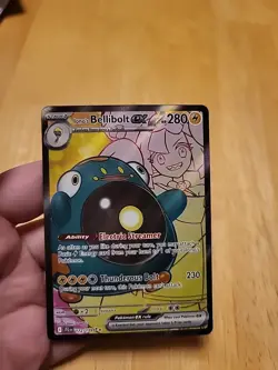 Iono's Bellibolt EX Holo-Pokemon TCG Card 172/159 SV Journey Together Ultra Rare - Image 1