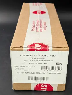 Pokemon Mega Evolution Base Set ME01 Enhanced Booster 6-Box Sealed Case - Image 1
