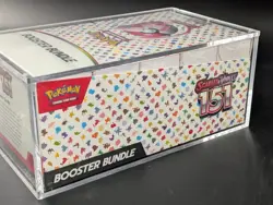 Pokemon 151 SV3.5 Booster Bundle Display Factory Sealed Case W/Acrylic Case - Image 4