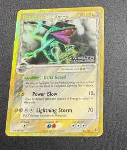 Rayquaza (Delta Species) 13/113 Delta Species Reverse Holo Pokemon TCG - Poor - Image 1