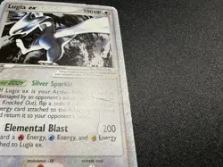 2005 Pokemon EX Unseen Forces Lugia EX Holo Foil Rare 105/115 - Well Loved - Image 4