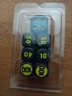 Pokemon Mega Evolutions ETB Lucario Dice Set - Image 1