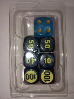 Pokemon Mega Evolutions ETB Lucario Dice Set - Image 2