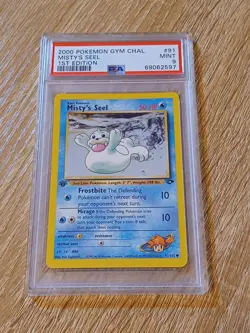 Misty's Seel 2000 Pokemon Gym Challenge 1st Edition #91 PSA 9 Mint Low Pop! - Image 1