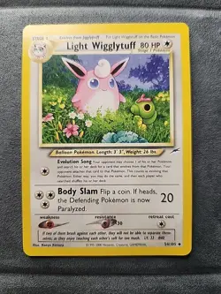 Light Wigglytuff 54/105 Uncommon Pokemon Neo Destiny - Image 2
