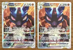 Pokemon TCG Lucario VSTAR SWSH291: Black Star Promo Holo Lot x2 - Image 1