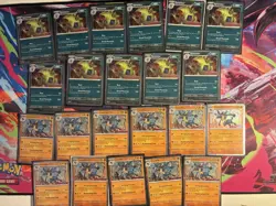 Pokemon TCG Lot of 22 Lucario & Tyranitar Holo Rare Cosmos Holo Stamped S&V NM - Image 1