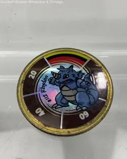 Lot of 3 Vintage Pokemon Holofoil Hasbro Battling Coin Game Coins w/ Alakazam - Image 3