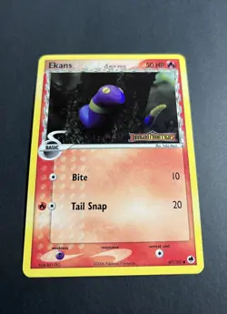 Pokemon TCG Ekans Delta Species EX Dragon Frontiers 47/101 Holo 2006 - Image 2