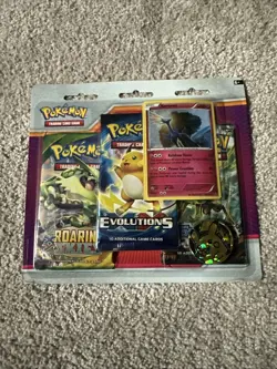 Pokemon TCG: Roaring Skies/Evolutions/Steam Siege 3 Pack Blister - Xerneas Promo - Image 1