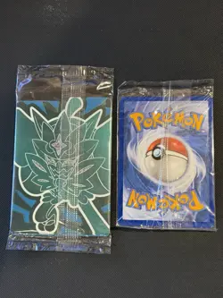 Pokemon Teal Mask Ogerpon SVP123 And Pikachu 063/193 Holiday Stamp Both Sealed - Image 2