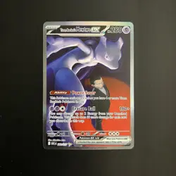 Team Rocket’s Mewtwo ex 281/217 SIR Secret Ascended Heroes Pokemon IN HAND MINT - Image 1