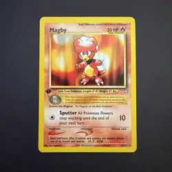 Pokemon TCG Magby 23/111 (1st Edition / Neo Genesis / 2000 / NM / Mint) - Image 1