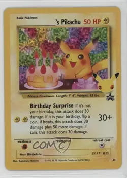 _____'s Pikachu (Wizards Black Star Promo) Pokemon Celebrations #24 - Image 1