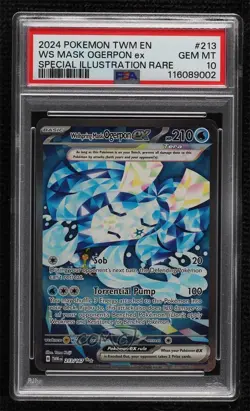 Wellspring Mask Ogerpon ex Special Illustration Rare Pokemon TWM PSA 10 GEM MT - Image 1