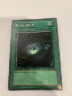 Konami Yu-Gi-Oh! Dark Hole LOB-052 1st Edition Super Rare Blue Eyes Spell - Image 1