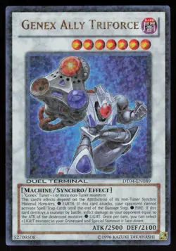 Genex Ally Triforce DT04-EN089 Duel Terminal 4 Yu-Gi-Oh - Image 1
