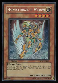 Harvest Angel of Wisdom STON-EN063 Strike of Neos 1st Edition Yu-Gi-Oh - Image 1