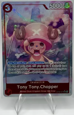 One Piece Card Game Tony Tony Chopper OP08-007 SR Holo Japanese NM - Image 1