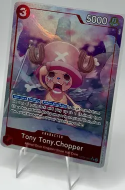 One Piece Card Game Tony Tony Chopper OP08-007 SR Holo Japanese NM - Image 5