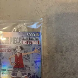 One Piece Monkey D. Luffy US College Basketball SEALED Promo Card RUTGERS - Image 3