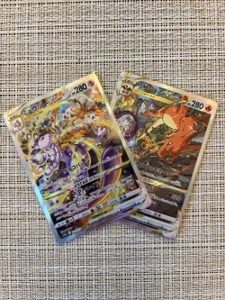 Charizard 212/172 & Mewtwo 221/172 Japanese Pokemon Cards NM (Both Cards) - Image 1