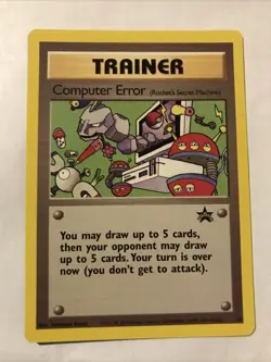 Computer Error #16 Black Star Promo Rare Vintage Pokemon Card - Image 1