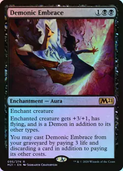 Demonic Embrace - Foil - MTG Cards Shop - Image 1
