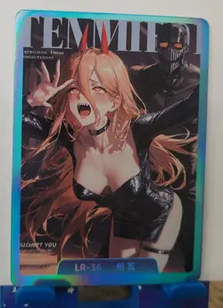 Power Chainsaw Man LR Card Goddess Story No Doubt To Getting Wet Waifu Anime - Image 1