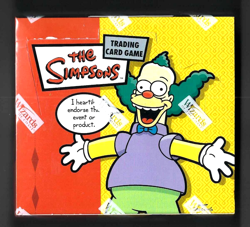 2003 THE SIMPSONS CCG TRADING CARD GAME FACTORY SEALED BOOSTER BOX OF 36 PACKS - Image 1