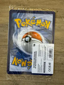 IN HAND | Pikachu At The Museum Natural History Museum Jumbo Pokemon Promo Card - Image 3