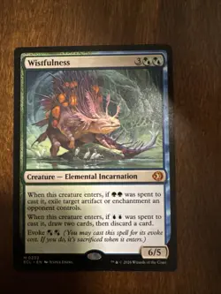 Wistfulness - 0252 - Lorwyn Eclipsed MTG NM - Image 1