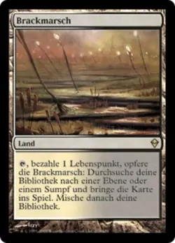 TOP Brackmarsch / Marsh Flats - ZENDIKAR - deutsch (excellent +) Fetch - Image 1