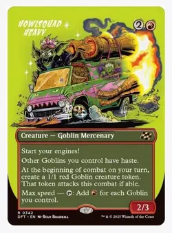 Howlsquad Heavy (Borderless) #0342 Aethershift MTG Near Mint - Image 1