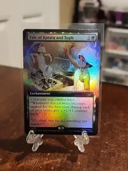 MTG Avatar Tale of Katara and Toph Extended Art Eternal-Legal Foil - Image 1