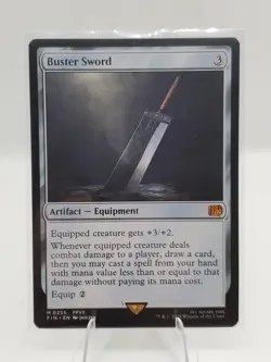 Magic the Gathering Final Fantasy Buster Sword Regular NM #255 - Image 1
