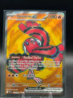 Oricorio ex 110/094 Me02: Phantasmal Flames Holo Pokemon TCG - Image 1