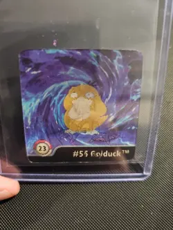 Artbox Pokemon Action Flipz Series One (1999) #54 Psyduck / #55 Golduck No. 23 - Image 1
