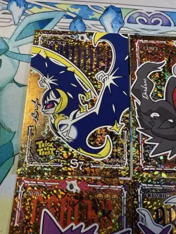 9 Gold Cracked Ice Holos Gengar Arceus Charizard Giratina NON-TCG Pokemon Cards - Image 2