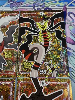 9 Gold Cracked Ice Holos Gengar Arceus Charizard Giratina NON-TCG Pokemon Cards - Image 4